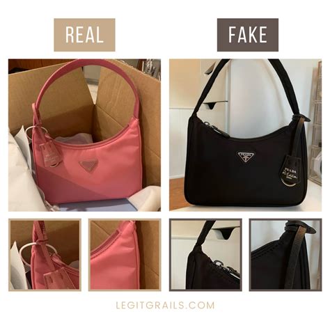 how to tell if prada re edition is real|real Prada bag.